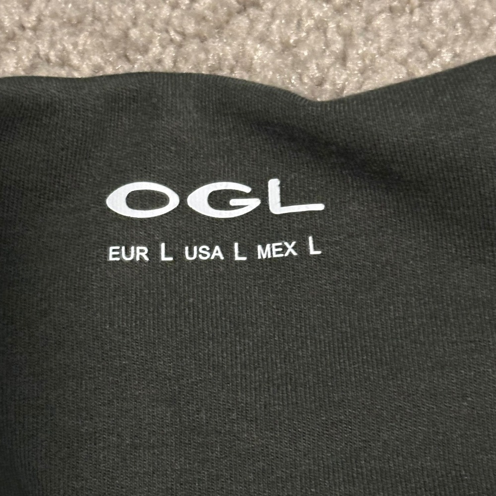 OGL MaxWarm Thermal Boatneck Ruched Sides Brami Midi Dress Large Green NWT - Picture 7 of 9